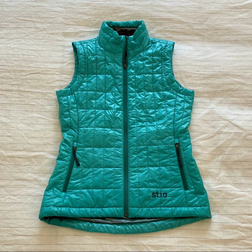 Stio teal vest (size XS)